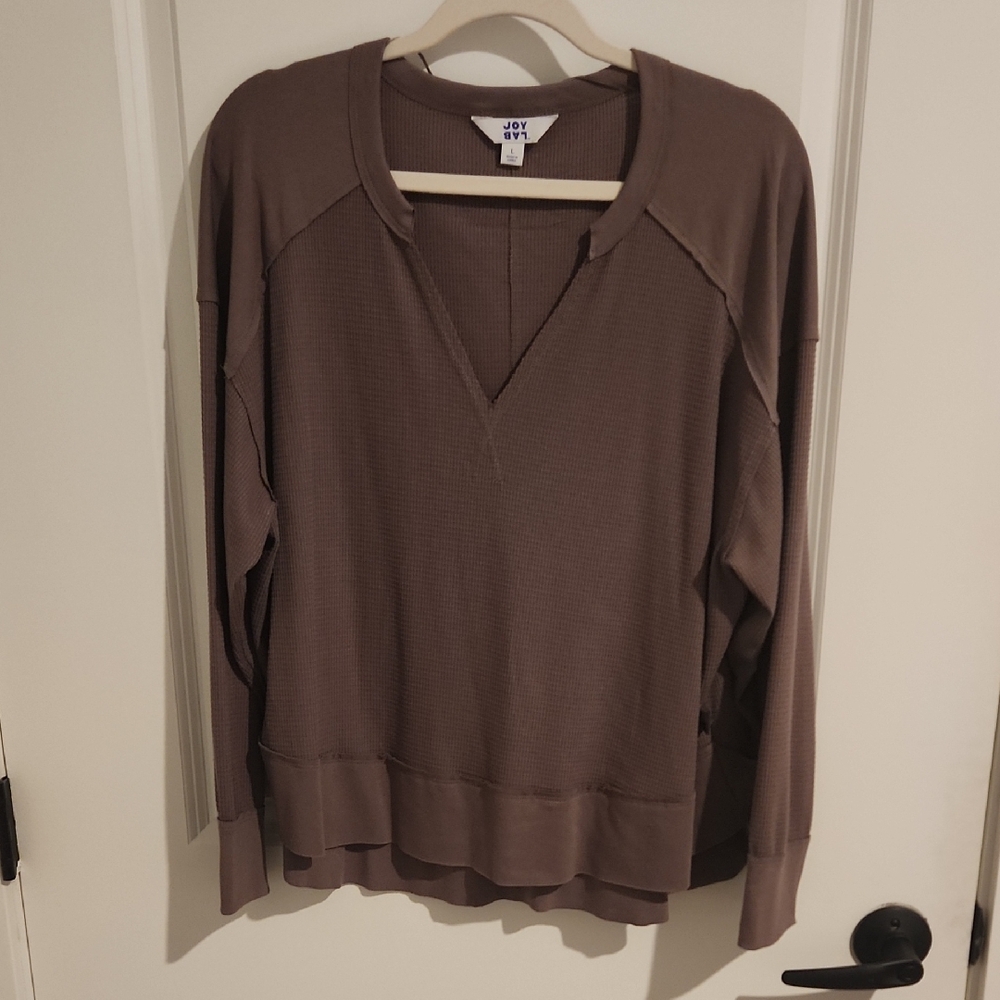 JoyLab Women's Taupe Crew